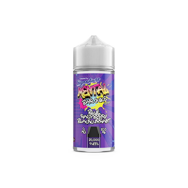 Signature Mental Bar Juice 100ml Shortfill 0mg (50PG/50VG)