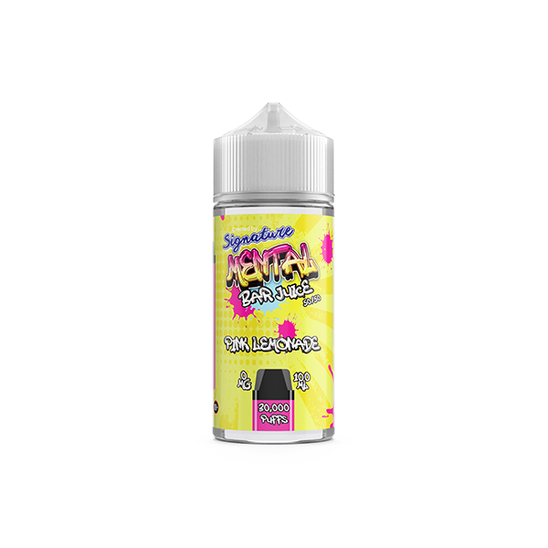Signature Mental Bar Juice 100ml Shortfill 0mg (50PG/50VG)