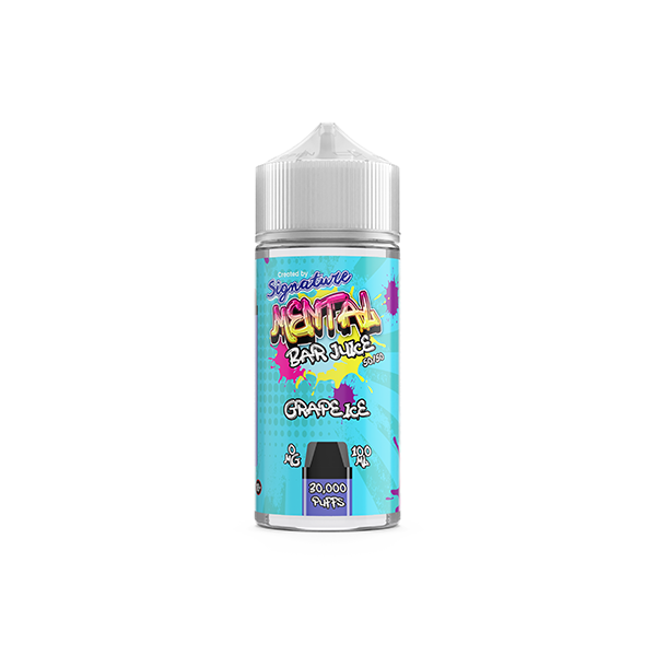 Signature Mental Bar Juice 100ml Shortfill 0mg (50PG/50VG)