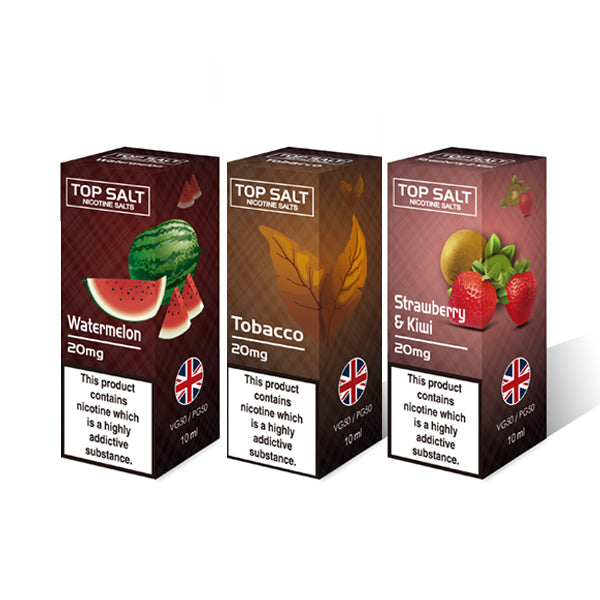 Top Salt Fruit Flavour Nic Salts by A-Steam 10mg