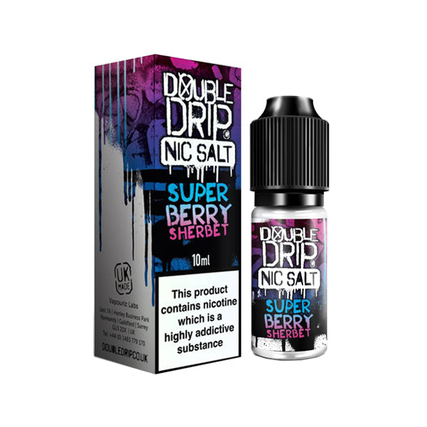 Double Drip 10ML Flavoured Nic Salts E Liquid 20MG