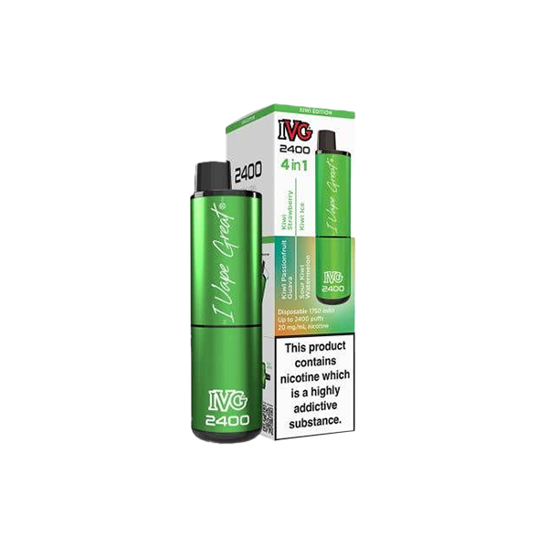 I VG 2400 Disposable 2400 Puffs - 4 in 1 Multi-Edition 20mg