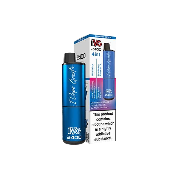 I VG 2400 Disposable 2400 Puffs - 4 in 1 Multi-Edition 20mg