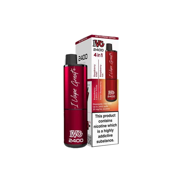 I VG 2400 Disposable 2400 Puffs - 4 in 1 Multi-Edition 20mg