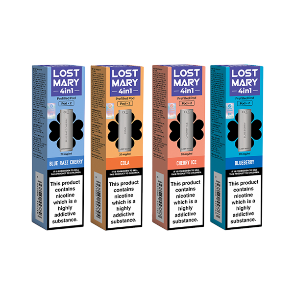 Lost Mary 4in1 Prefilled Pods 1200 Puffs 20mg