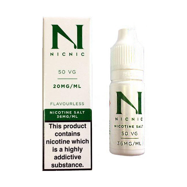 Nic Salt 10ml by Nic Nic 20mg (50VG/50PG)