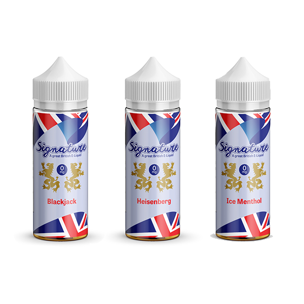 Signature Vapours E-liquid 100ml 0mg (50VG/50PG)