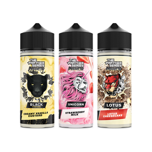 The Panther Series Desserts By Dr Vapes 100ml Shortfill 0mg