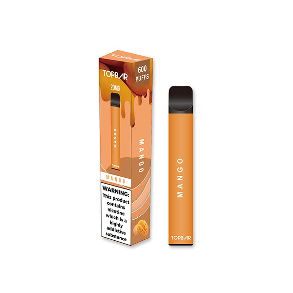 Top Bar EE 600 Disposable Vape Device 600 Puffs 20mg