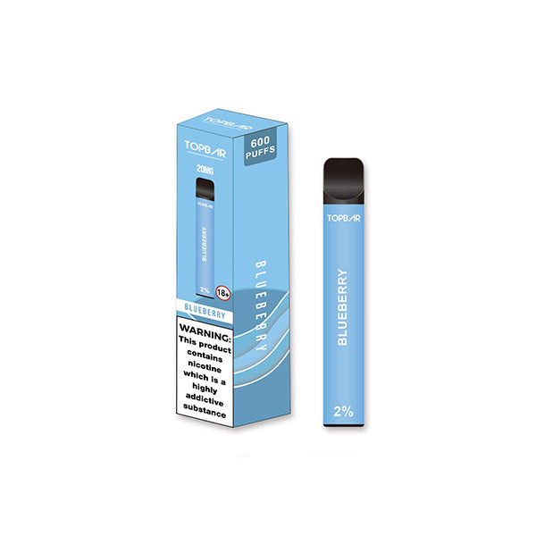 Top Bar EE 600 Disposable Vape Device 600 Puffs 20mg