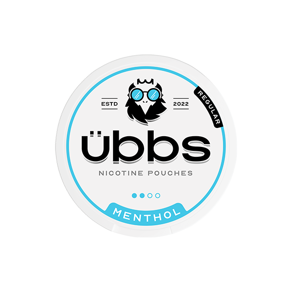 Übbs Menthol Regular Strength Nicotine Pouches - 20 Pouches 6mg