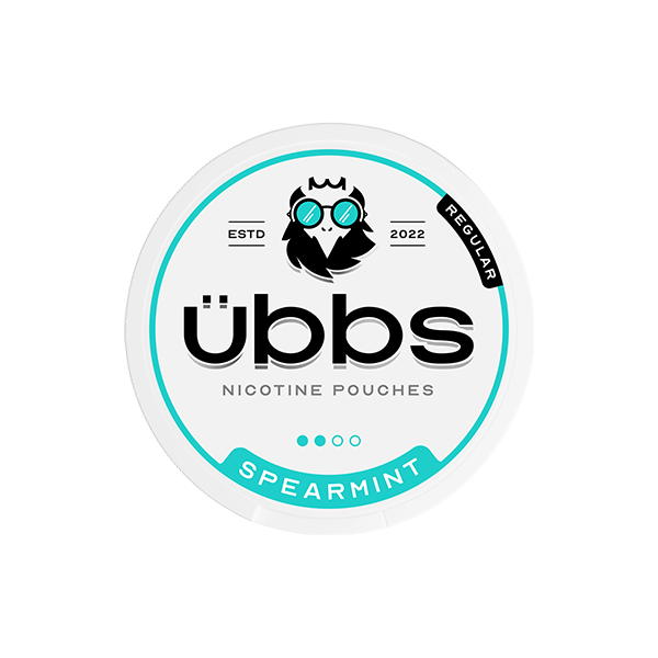 Übbs Spearmint Regular Strength Nicotine Pouches - 20 Pouches 6mg