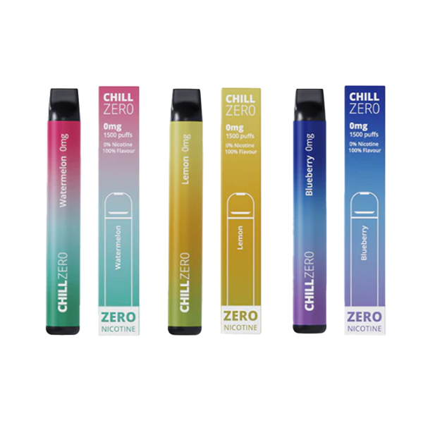 Chill Zero Disposable Vape 1500 Puffs 0mg