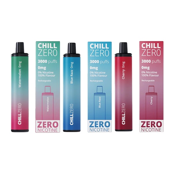 Chill Zero Disposable Vape 3000 Puffs 0mg