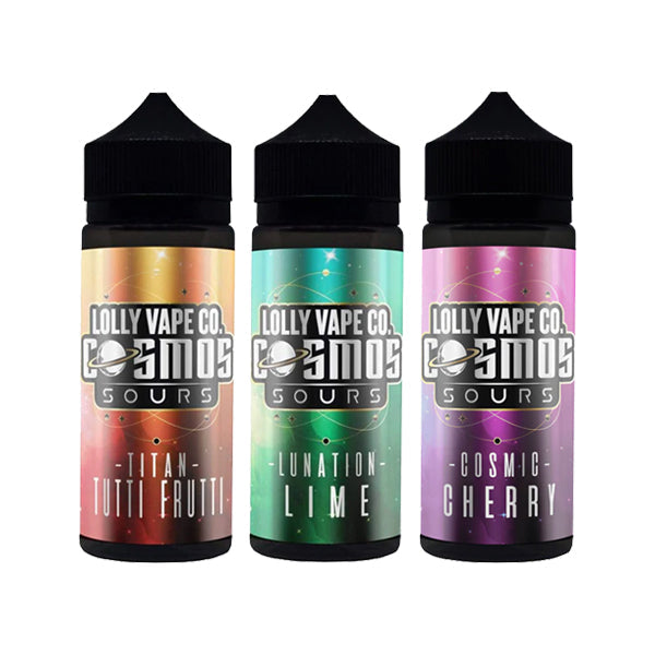 Lolly Vape Co Cosmos Sours 100ml Shortfill 0mg