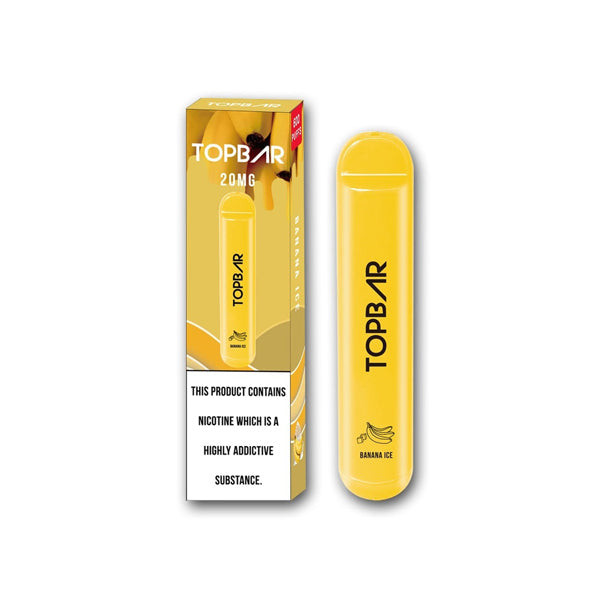 Top Bar Disposable Vape Pod 600 Puffs 20mg