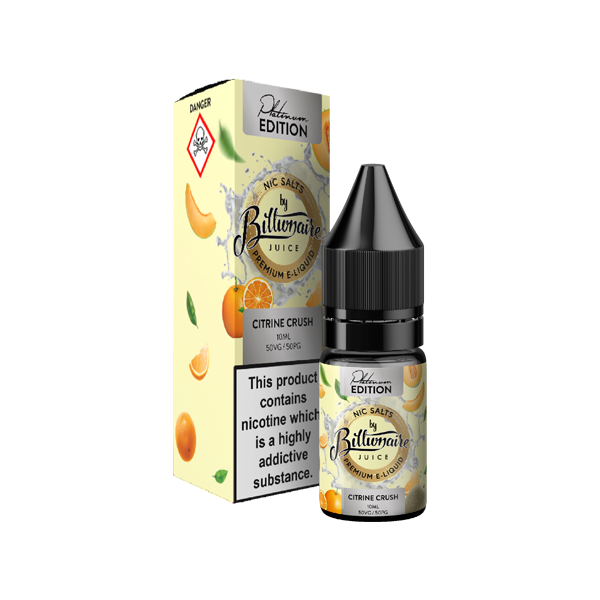 Billionaire Juice Platinum Edition Nic Salts 20mg