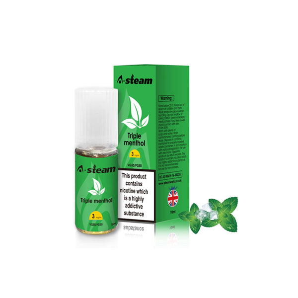 A-Steam Fruit Flavours 3MG