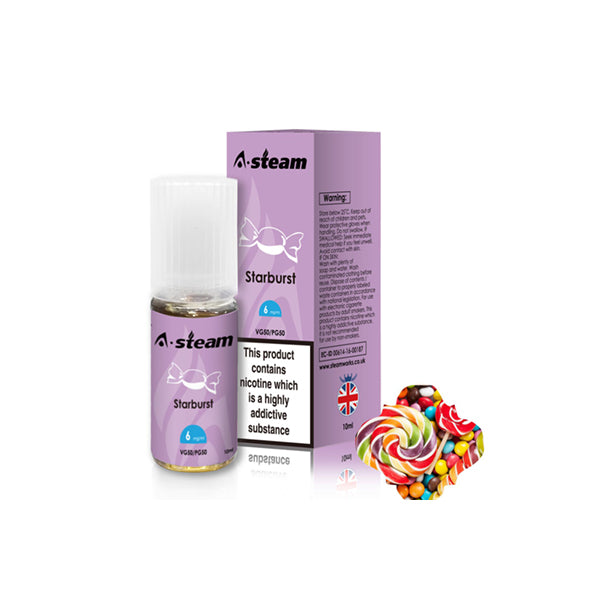 A-Steam Fruit Flavours 6MG