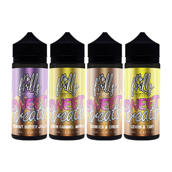 No Frills Collection Sweet Treats 80ml Shortfill 0mg