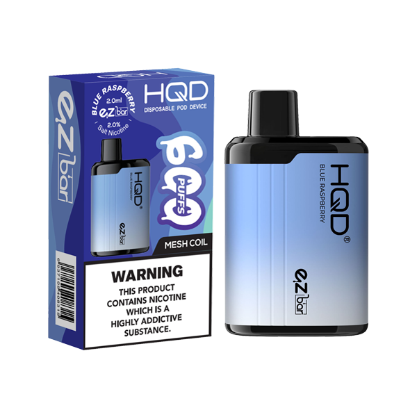 HQD EZ Bar Disposable Vape Device 600 Puffs 20mg