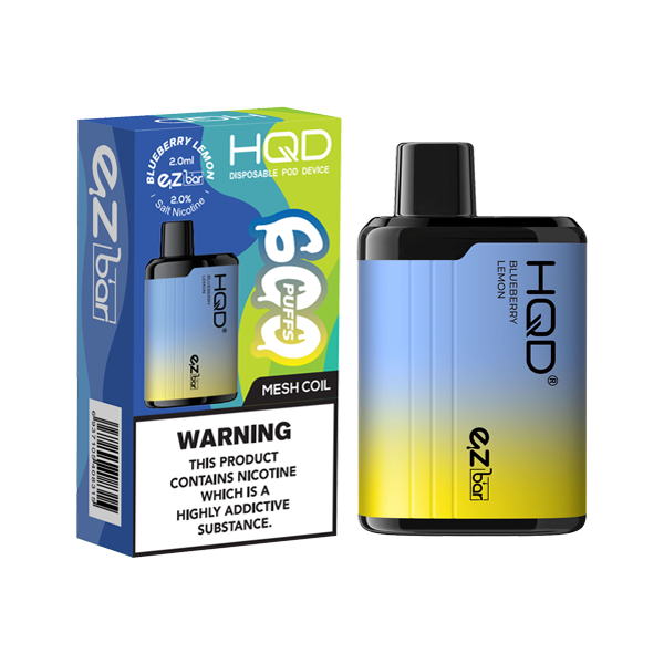 HQD EZ Bar Disposable Vape Device 600 Puffs 20mg