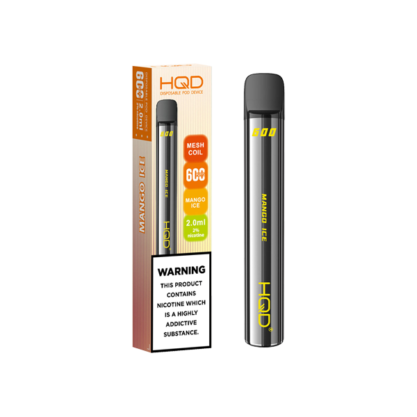 HQD 600 Disposable Vape Device 600 Puffs 20mg