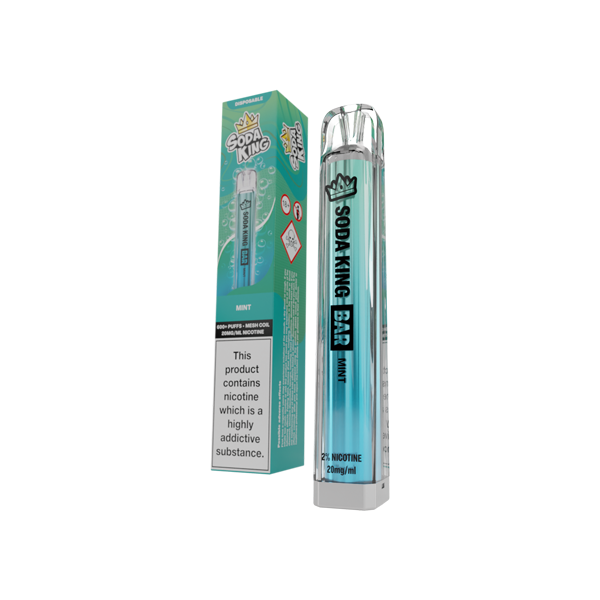 Soda King Bar Disposable Vape Device 600 Puffs 20mg