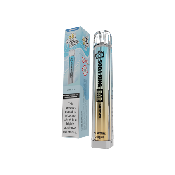 Soda King Bar Disposable Vape Device 600 Puffs 20mg