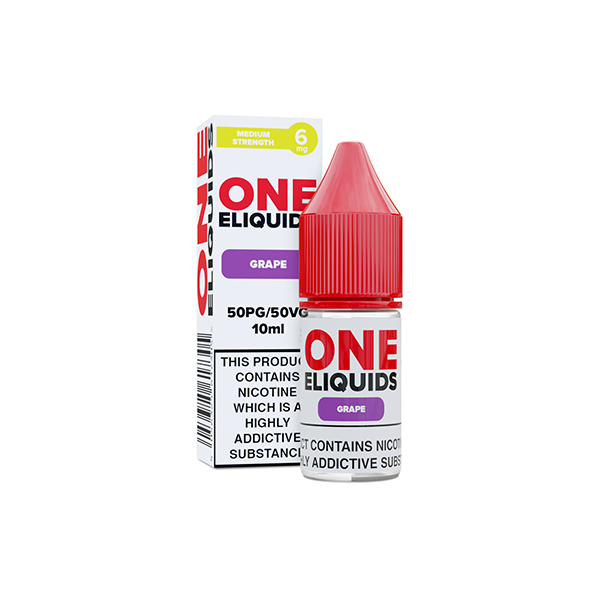 One E-Liquids Flavoured Nicotine E-Liquid 6mg