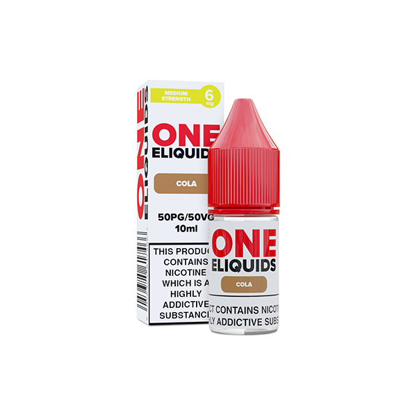 One E-Liquids Flavoured Nicotine E-Liquid 6mg