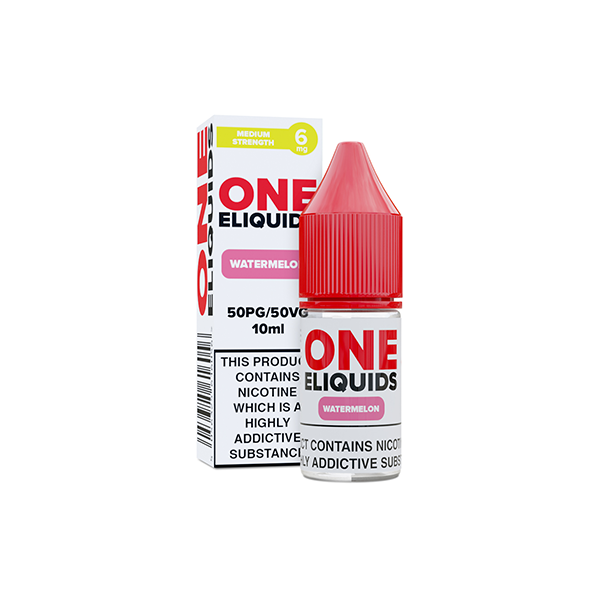 One E-Liquids Flavoured Nicotine E-Liquid 6mg