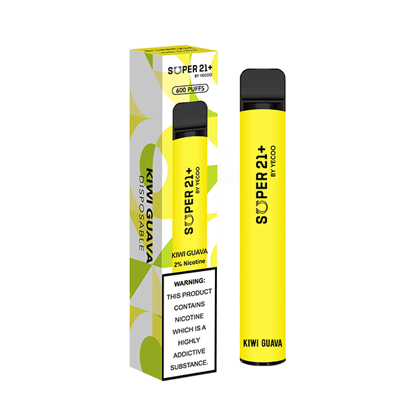 Super21+ By Yecoo Disposable Vape Device 600 Puffs 20mg