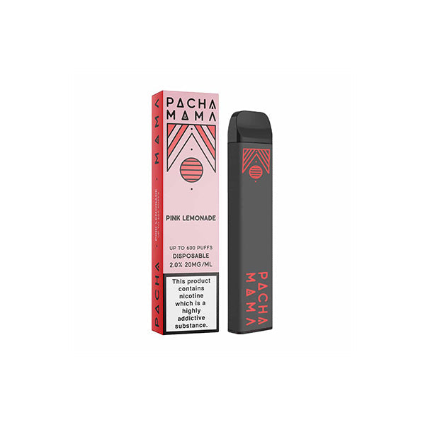 Pacha Mama Disposable Vaping Device 600 Puffs 20mg