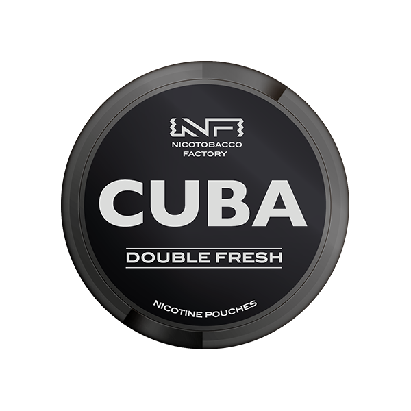 CUBA Black Nicotine Pouches - 25 Pouches 43mg