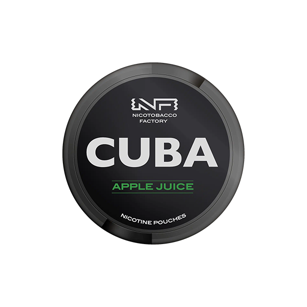 CUBA Black Nicotine Pouches - 25 Pouches 43mg