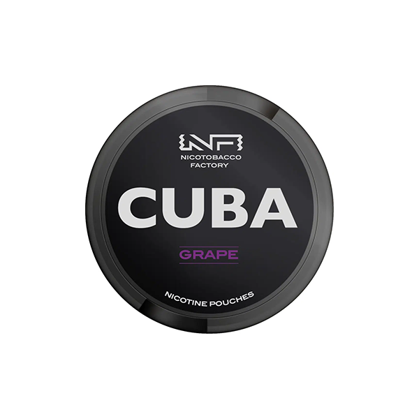 CUBA Black Nicotine Pouches - 25 Pouches 43mg