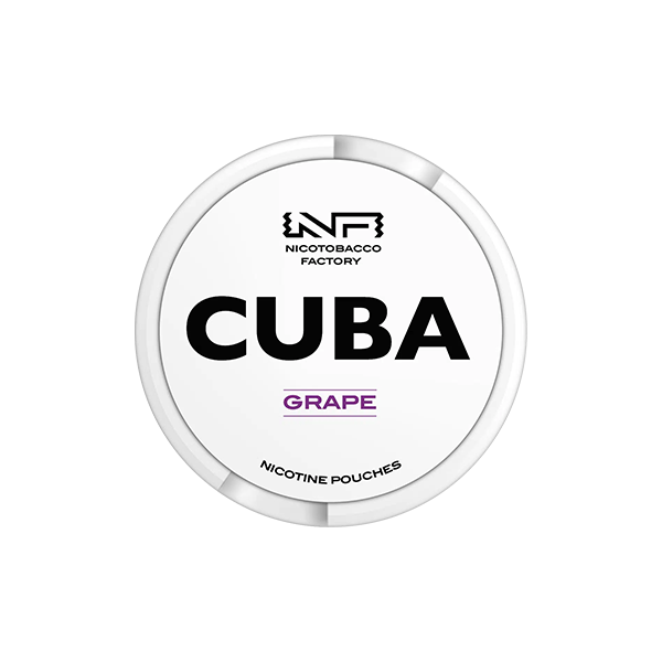 CUBA White Nicotine Pouches - 25 Pouches 16mg