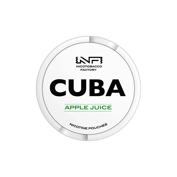 CUBA White Nicotine Pouches - 25 Pouches 16mg