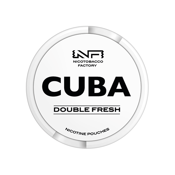 CUBA White Nicotine Pouches - 25 Pouches 16mg