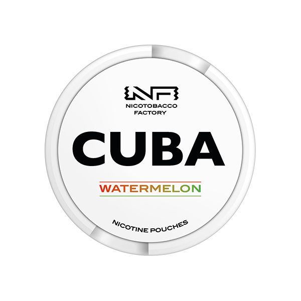 CUBA White Nicotine Pouches - 25 Pouches 16mg