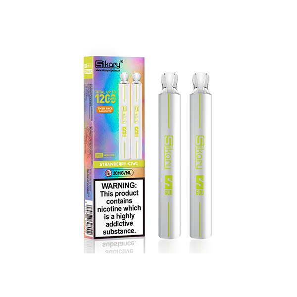 Sikary S600 Twin Pack Disposable Vapes 1200 Puffs 20mg