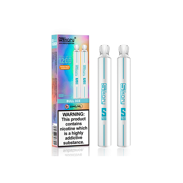 Sikary S600 Twin Pack Disposable Vapes 1200 Puffs 20mg