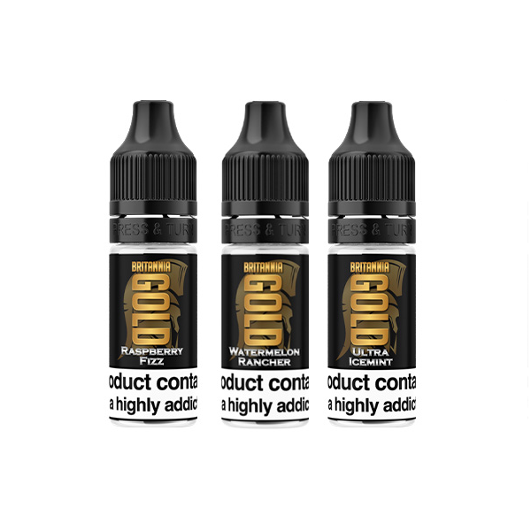 Britannia Gold 10ml E-Liquids 0mg