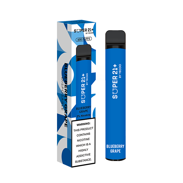 Super21+ By Yecoo Disposable Vape Device 600 Puffs 20mg