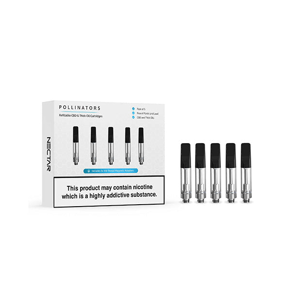 Nectar Pollinators Ceramic Coil 510 Atomizers - Pack Of 5