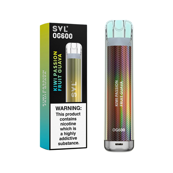 SVL OG600 Disposable Vape 600 Puffs 20mg