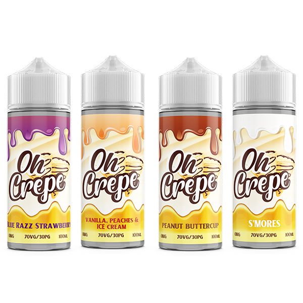 Oh Crepe 100ml Shortfill 0mg