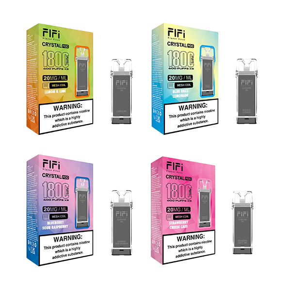 FLFI Crystal Replacement Pods 1800 Puffs 20mg