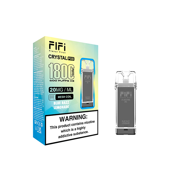 FLFI Crystal Replacement Pods 1800 Puffs 20mg